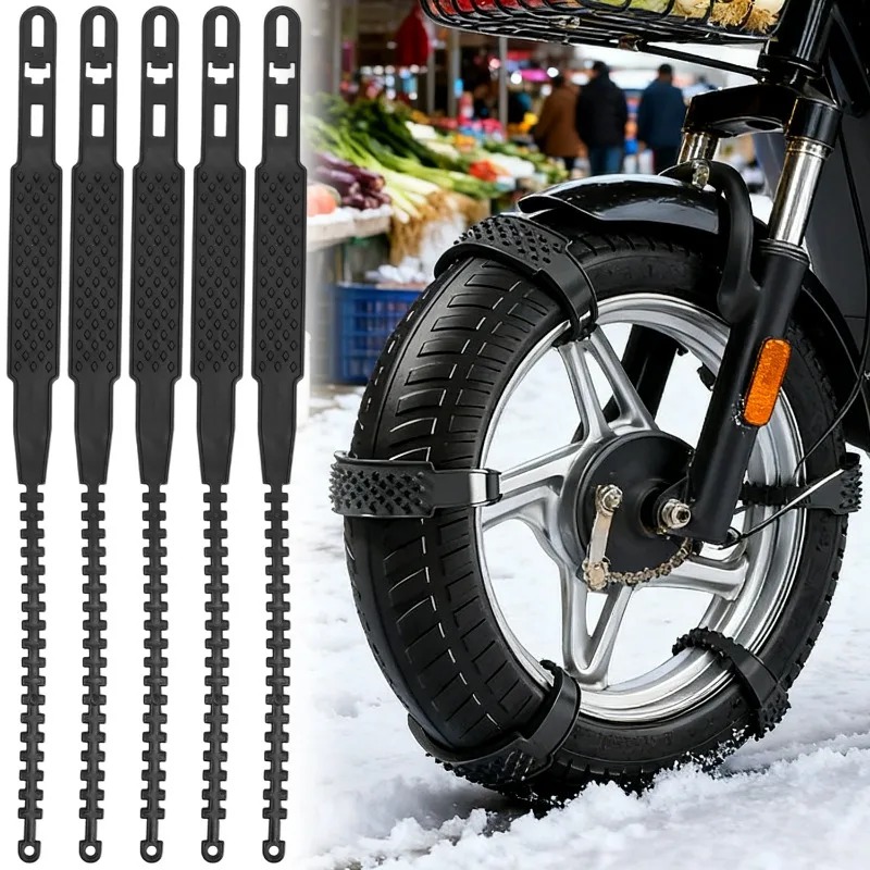 Scooter Tire - Chaînes de neige universelles pour moto,