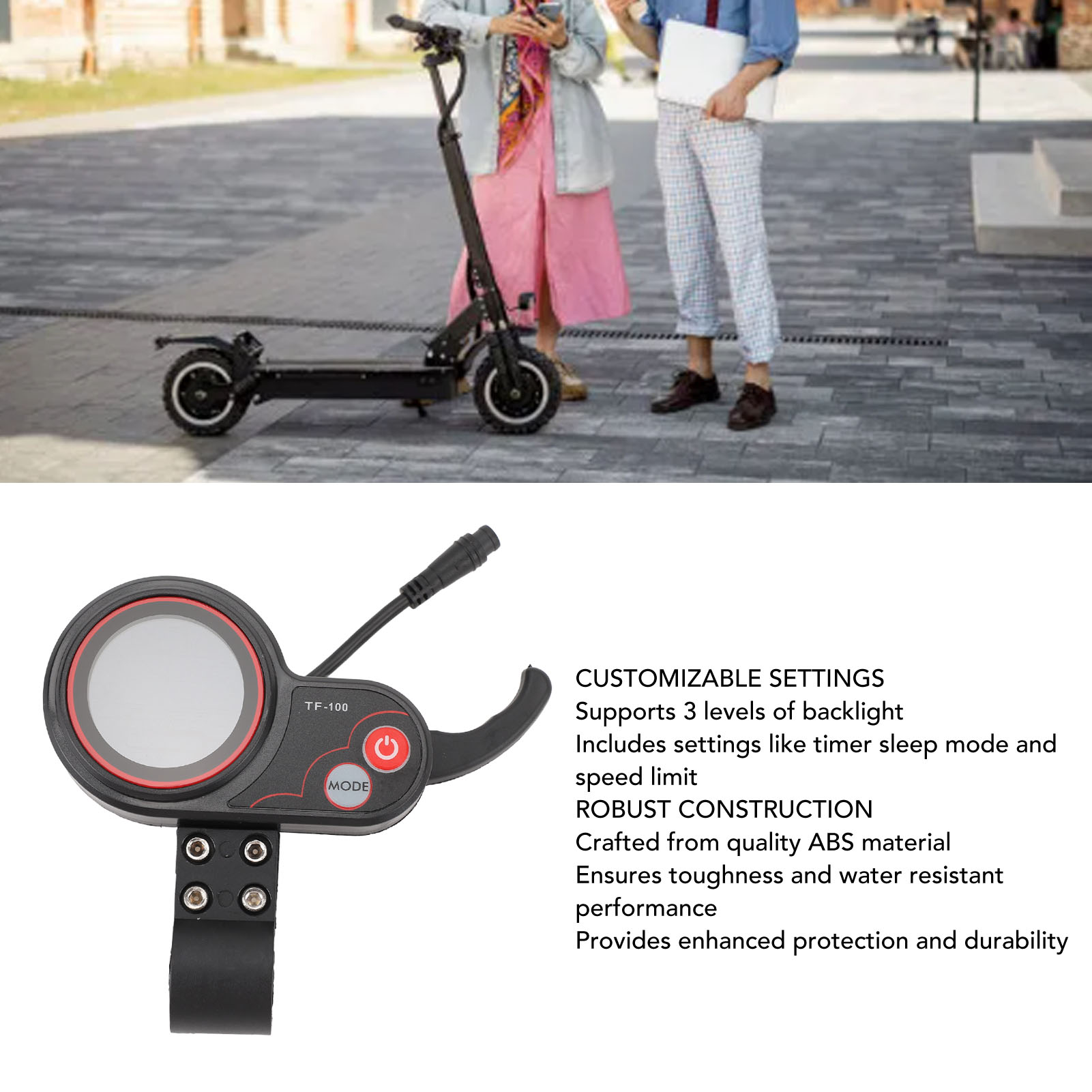 Scooter Electric - Écran LCD pour trottinette électrique 48V