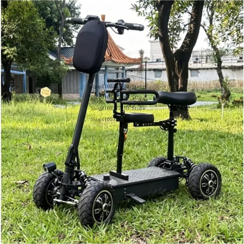 Scooter électrique à quatre ro - Folding Electric Scooter avis et prix