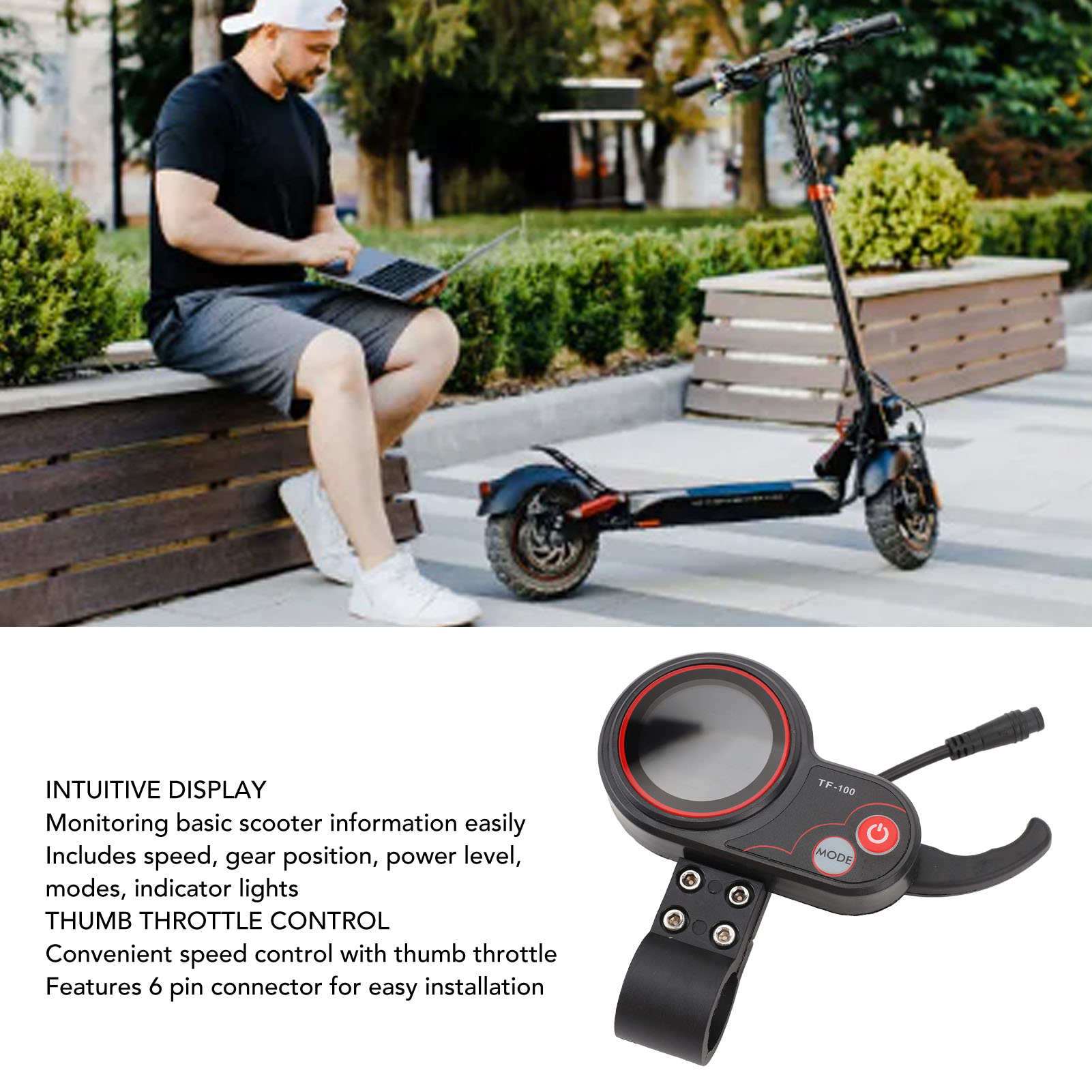 Écran LCD pour trottinette éle - Scooter Electric avis et prix